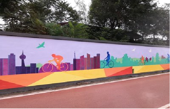 汉阴墙体彩绘-围墙