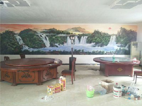 汉阴墙绘-写实风景