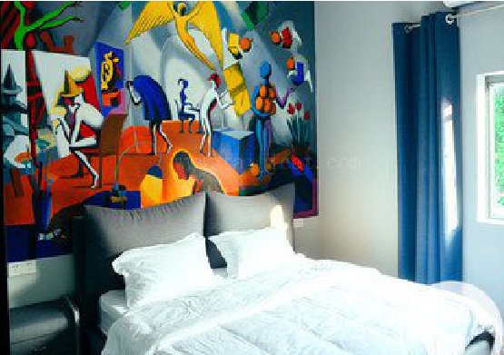 汉阴对于酒店的墙体彩绘而言更注重哪些方面？