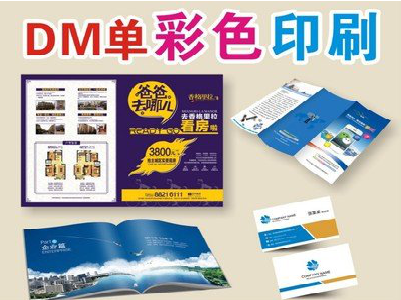 汉阴单页印刷，色彩搭配简单。